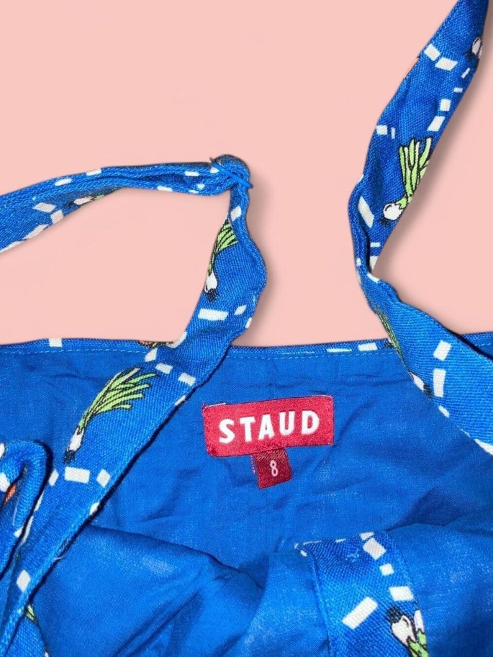 Staud Women's Blue and White Playsuit-romper - Picture 6 of 7